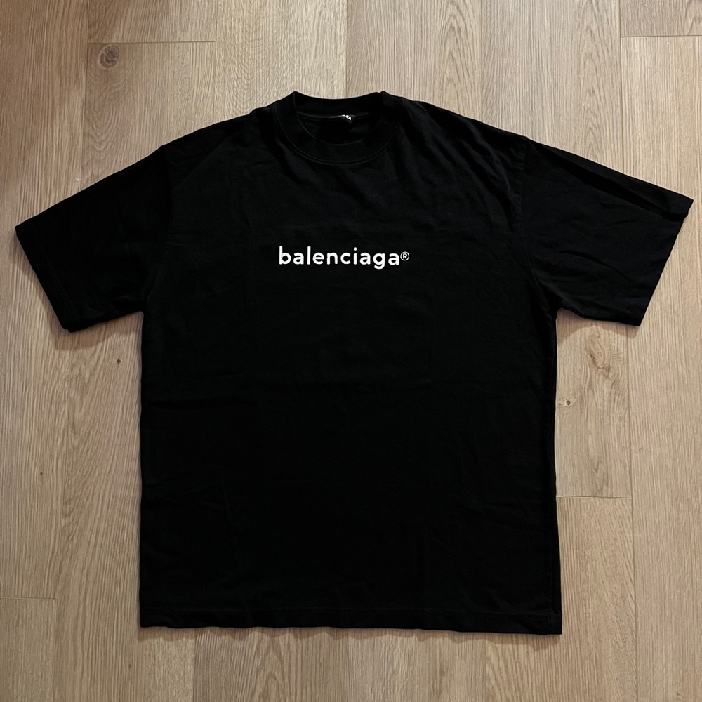 Balenciaga Copyright Logo Print T-Shirt
